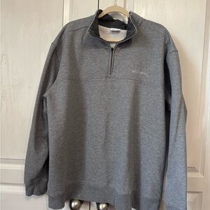 Columbia Men's Charcoal Zip-Up Sweater